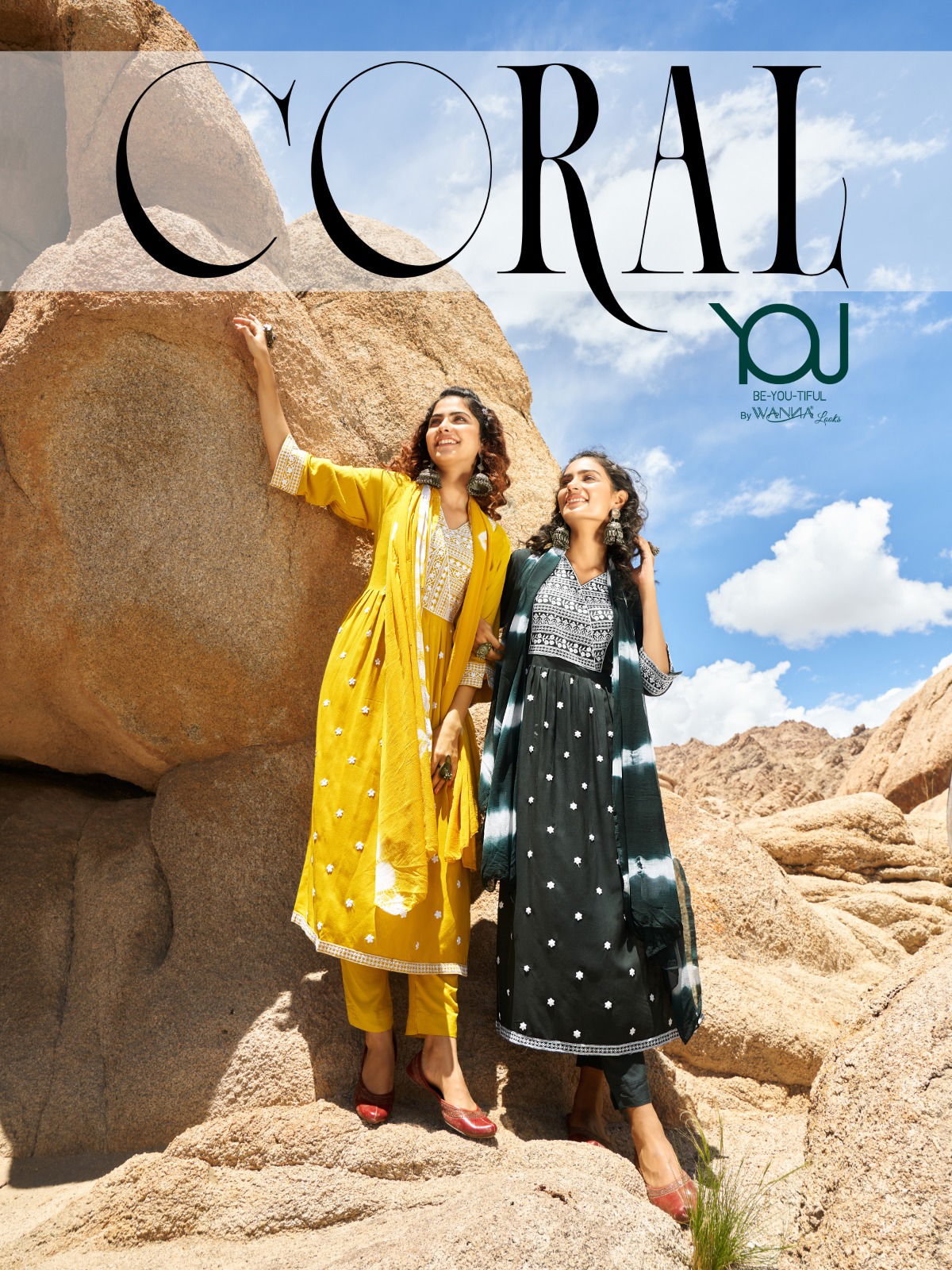 Wanna Coral Naira Cut Readymade Suits Catalog
